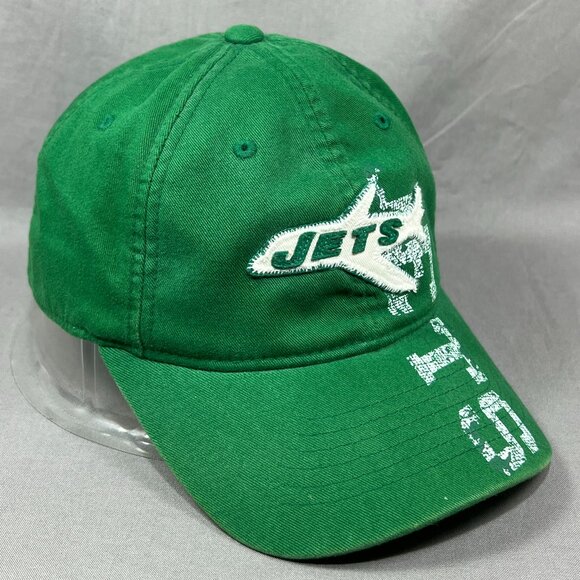 New York Jets Reebok NFL Flexfit L/XL Hat Cap Green Vintage Collection Dad Mens - Picture 6 of 16